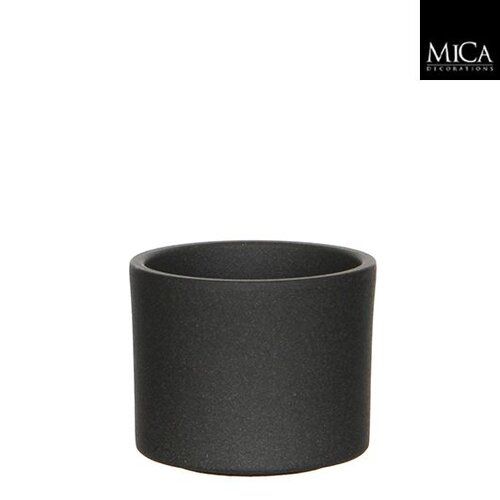 Mica Pot era d10.5h9cm donkergrijs sand