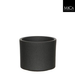 Mica Pot era d10.5h9cm donkergrijs sand