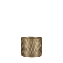 Mica Pot era d13.5h12.5cm goud