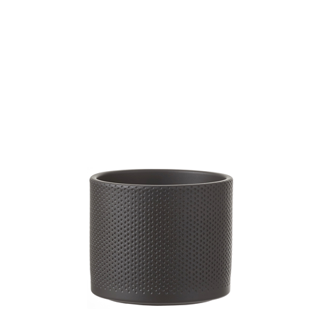 Mica Pot era d15h13cm donkergrijs