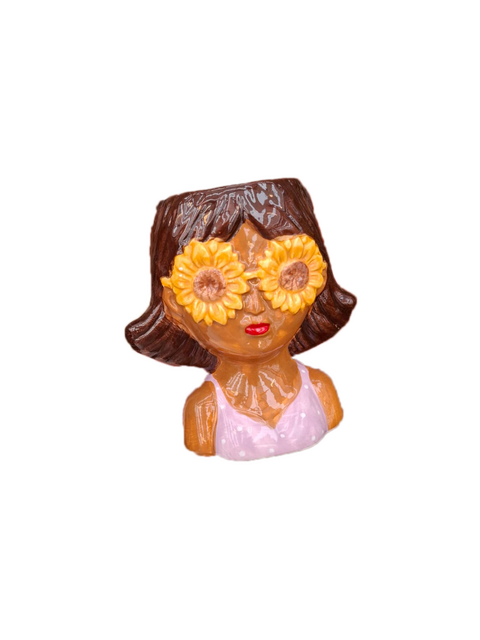 mica Pot funny dame l10b7h10.5cm roze