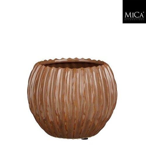 Mica Pot jovi d16.5h13.5cm bruin