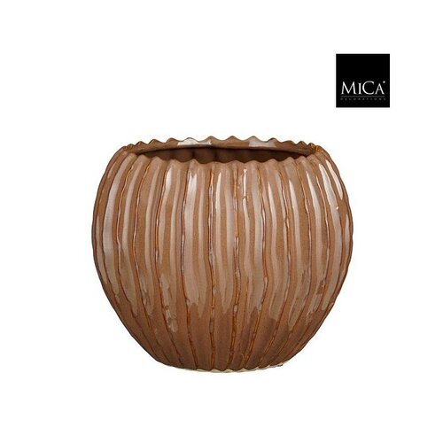 Mica Pot jovi d22h17.5cm bruin