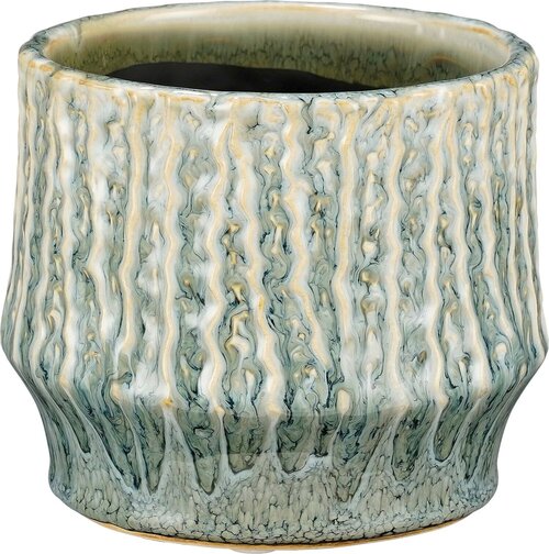 Mica Pot lanny d13h11cm blauw