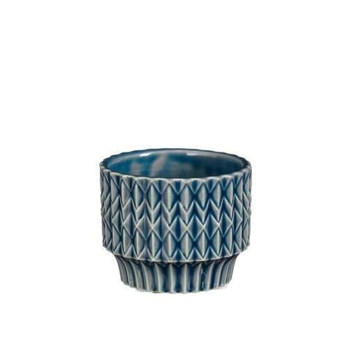 Mica Pot lauria d7.5h6cm blauw