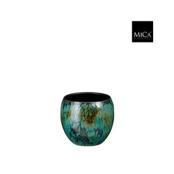 Mica Pot loren d17h16cm blauw
