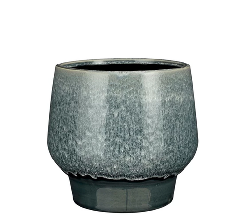 Mica Pot monta d19.5h17cm d.blauw