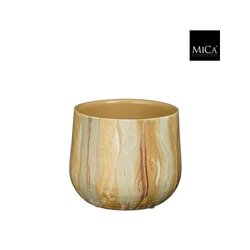 Mica Pot nigel d15h13cm bruin
