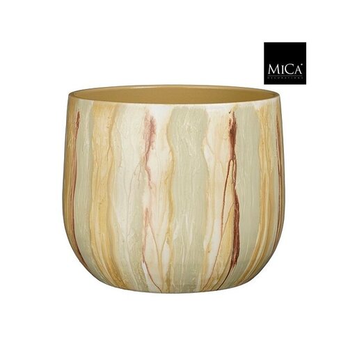 Mica Pot nigel d33h28cm bruin