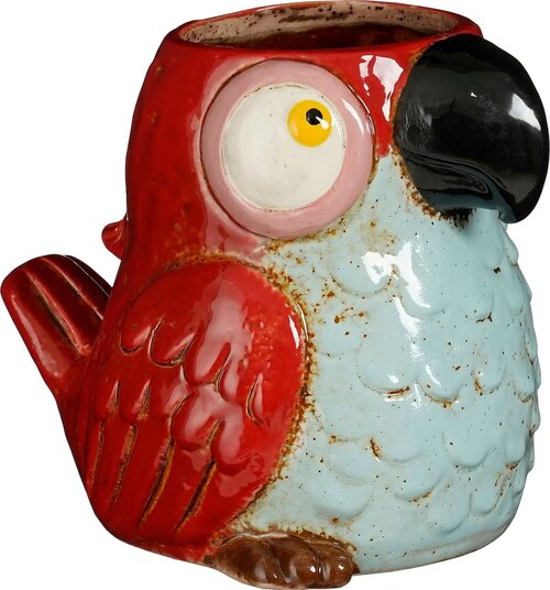 Mica Pot papegaai l18b13.5h15cm 