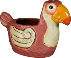 Mica Pot pelikaan l20.5b11.5h15.5cm geel