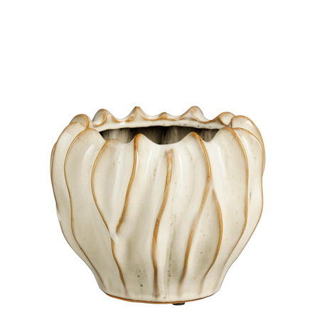 Mica Pot thom d21.50h17cm off white