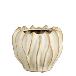 Mica Pot thom d21.50h17cm off white