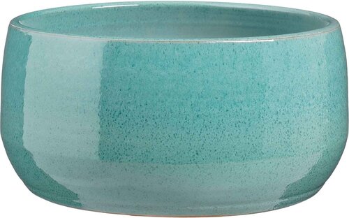 Mica Schaal matteo d34h16cm turkoois