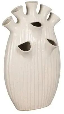 Mica Singleflwr saul l25b15.5h42cm creme