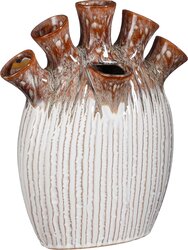 Mica Tulpvaas saul l26b14h30.5cm bruin