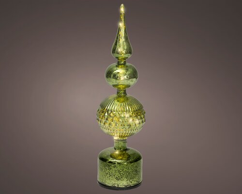 LumineoMicro LED draaiende tafelpiek glas flashing effect binnen