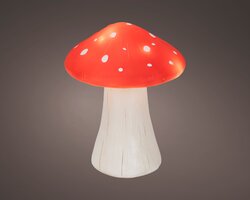 Lumineo Micro LED paddenstoel polyresin steady binnen