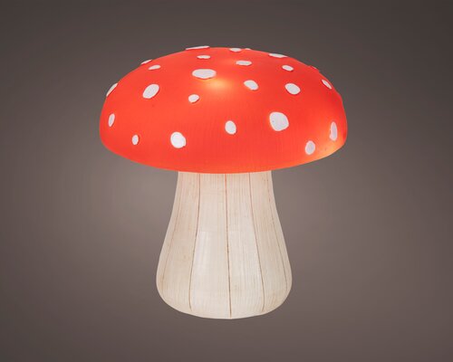 Lumineo Micro LED paddenstoel polyresin steady binnen