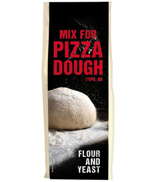 Mix for pizza dough- flour and yeast