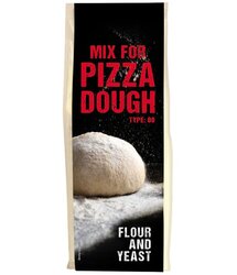 Mix for pizza dough- flour and yeast