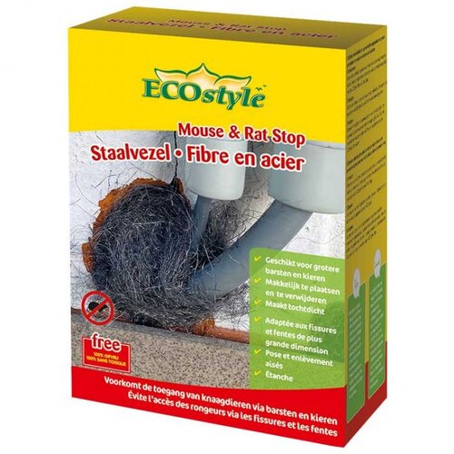 Mouse&rat stop staalvezel