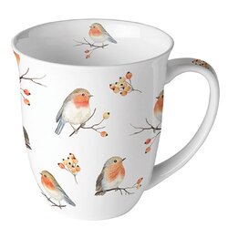 Mug 0.4 L Robin family