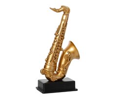 Muziek polyresin l14.5b23h50cm goud