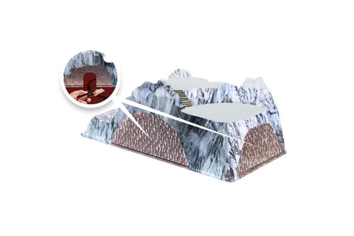Myvillage Basis trein tunnel l78b38cm