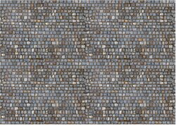 Myvillage Sheet l21b29.7cm keien graniet