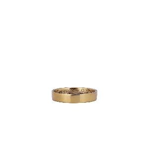 PTMD Naftali Ant Gold alu candle plate 5,5cm candle dia