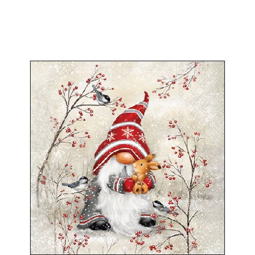 Napkin 25 Dwarf hug FSC Mix