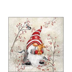 Napkin 25 Dwarf hug FSC Mix