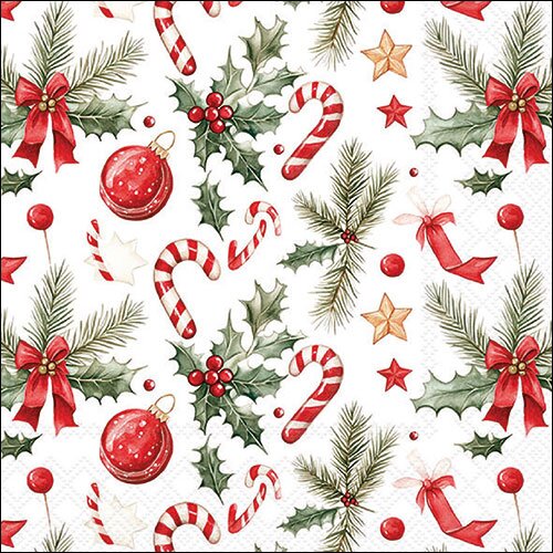 Napkin 33 Christmas elements FSC Mix