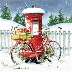 Napkin 33 Delivery bike FSC Mix