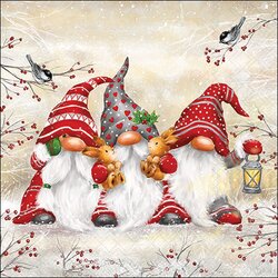 Napkin 33 Three dwarfs FSC Mix