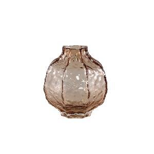 PTMD Narin Cream round shaped glass vase S