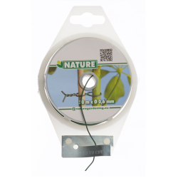 Nature bind- metaaldraad geplastificeerd groen - Ø0,6mm x 50m - afbeelding 3