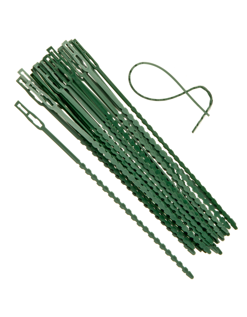 Nature Bindband met rattenstaartsluiting Groen 11,5cm - 70 stuks - afbeelding 1