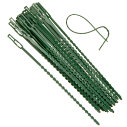 Nature Bindband met rattenstaartsluiting Groen 11,5cm - 70 stuks - afbeelding 1