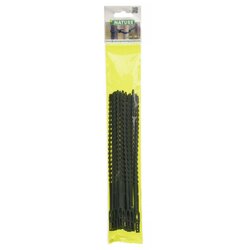 Nature bindband met rattenstaartsluiting groen 23cm - 30 stuks - afbeelding 3