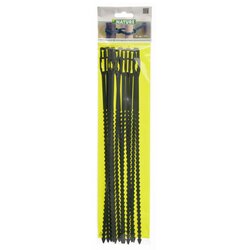 Nature Bindband Met Rattenstaartsluiting Groen 35cm - 12 stuks - afbeelding 3