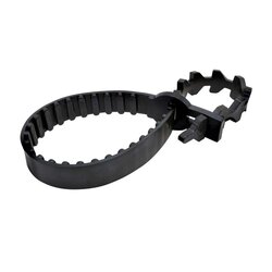Nature Boomband met rattenstaartsluiting 57 x 2,25cm - 2 stuks - afbeelding 1