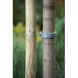 Nature boomband soft groen/grijs 30 x 2,5cm - 2 stuks - afbeelding 4
