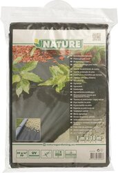 Nature Grondbedekkingsvlies 1 x 10m zwart - 50 g/m² - afbeelding 1