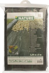 Nature Gronddoek 5,20 x 5m zwart 100 g/m² - afbeelding 1