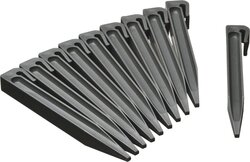 Nature grondpennen grijs h19,5 x 1,9 x 1,8cm - 10 stuks - afbeelding 2