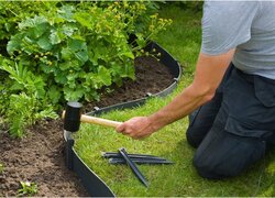 Nature grondpennen zwart h19,5cm x 1,9 x 1,8cm - 10 stuks - afbeelding 3