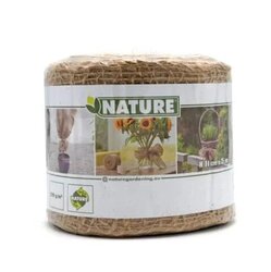 Nature juteband H10cmx25m naturel - afbeelding 1