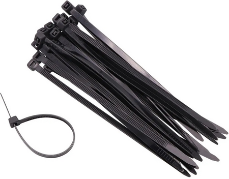 Nature Kabelbinder 15cm antraciet 25st